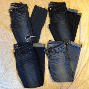 American Eagle Jeans Bundle Size 4